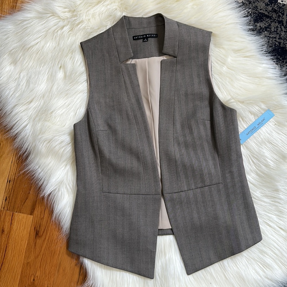 NWT Antonio Melani Work Vest Size 6